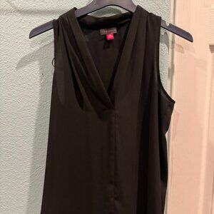 Two (2) Vince Camuto Black Sleeveless Tops (PXS and PS)